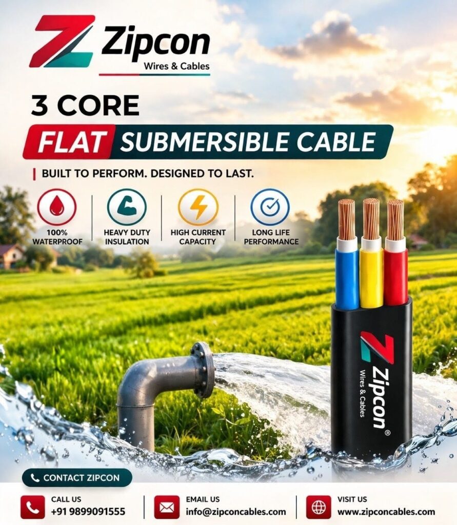 3 Core Flat Cable Manufacturers in Rajkot