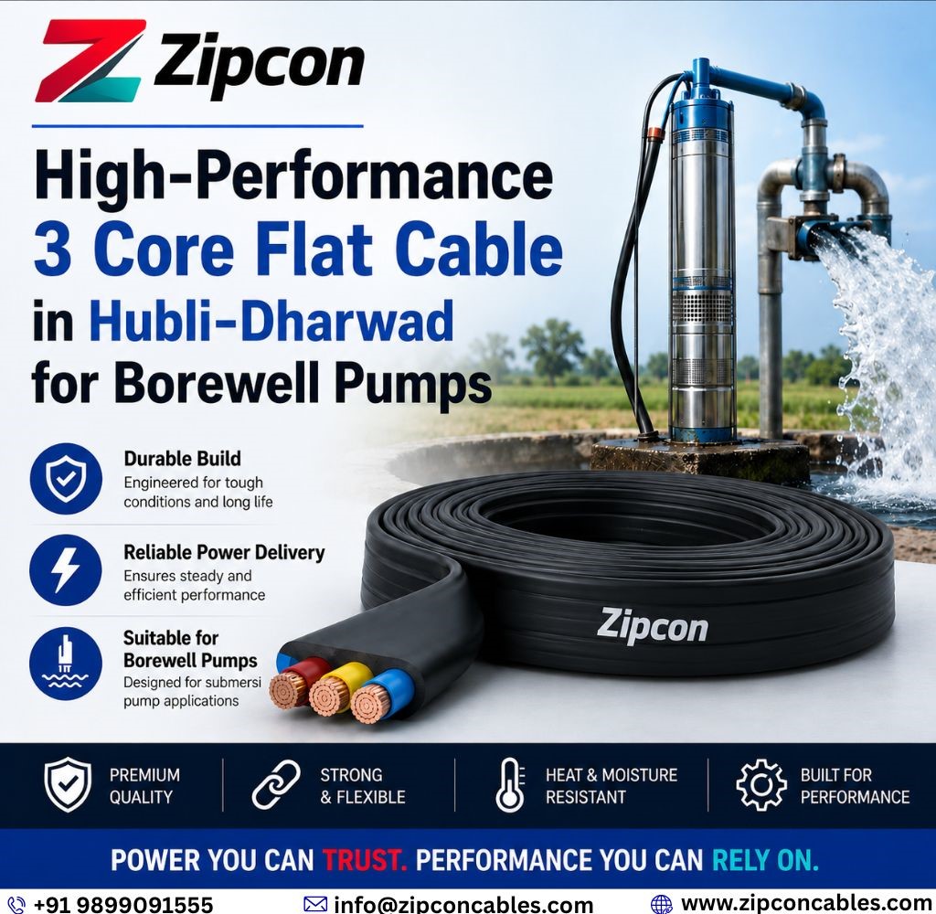 3 Core Flat Cable in Hubli-Dharwad 