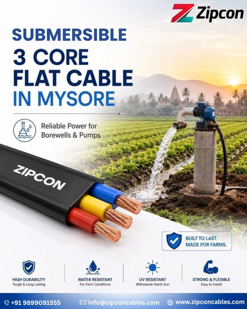 best submersible flat cable in mysore