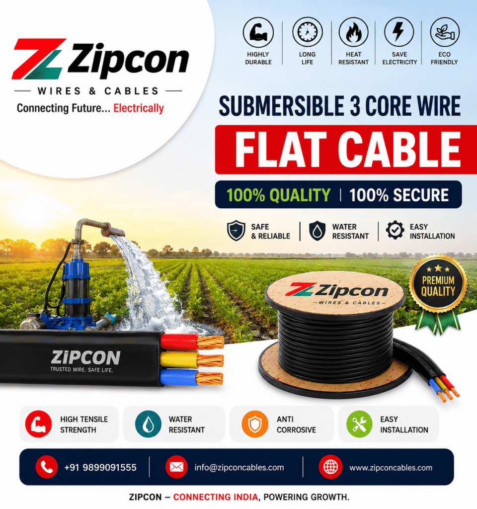 Submersible Cables for Solar Pump in Delhi 