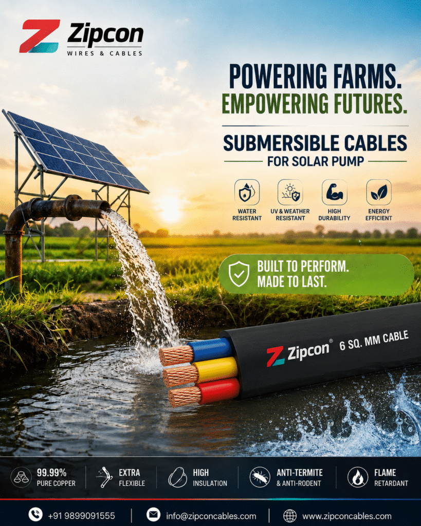 Solar Borewell Pump Cables in Jalna