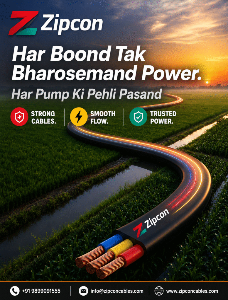 Submersible 3 Core Flat Cable in Vijayawada