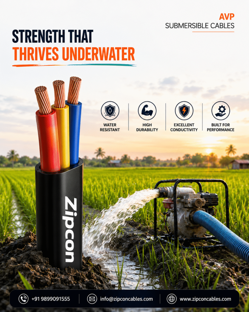 Top Submersible Pump Cable Manufacturer in Rajkot