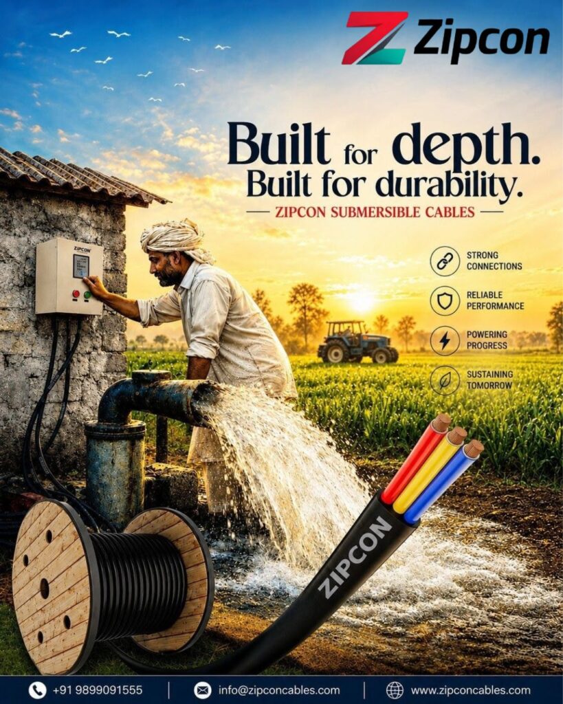 Submersible 3 Core Flat Cable Manufacturers in Noida