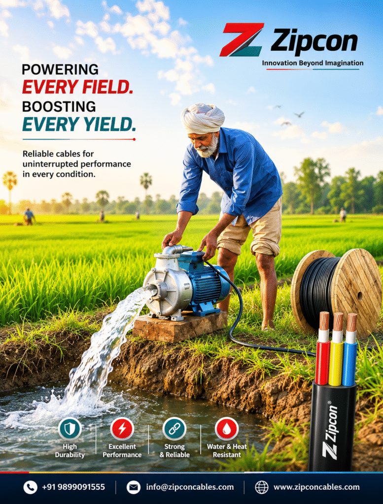 3 Core Flat Submersible Cable in Davanagere