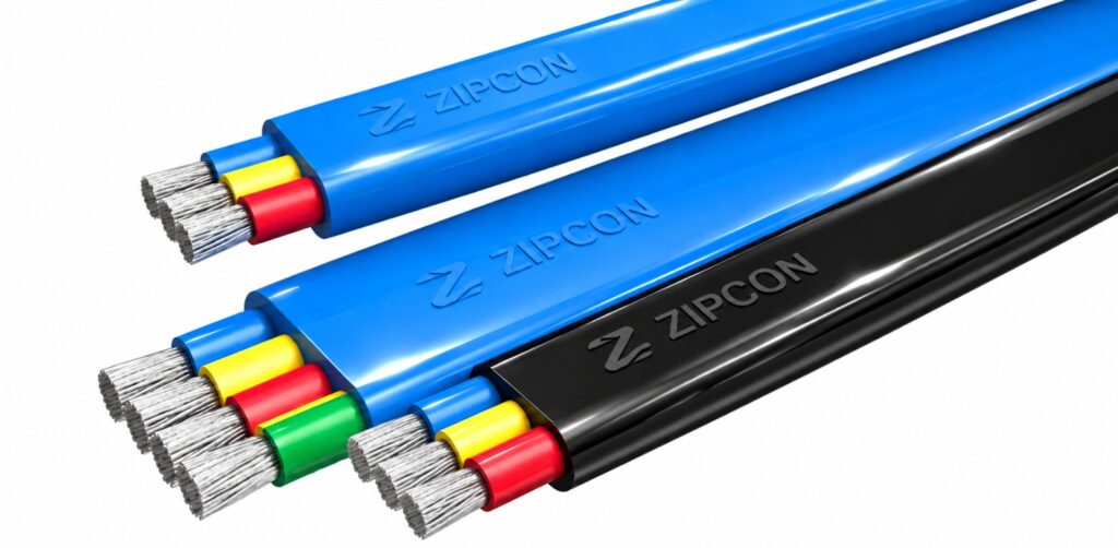 3 CORE FLEXIBLE ALUMINUM FLAT CABLE